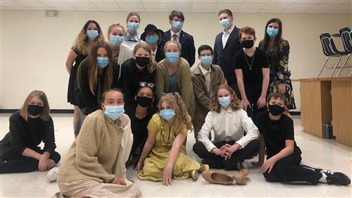 Cain MS Theatre Brings Home Third Place in District One-Act Play 